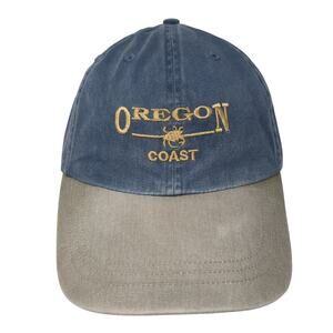 Oregon Coast Slideback Baseball Cap Blue One Size Adjustable 6 Panel Fahrenheit